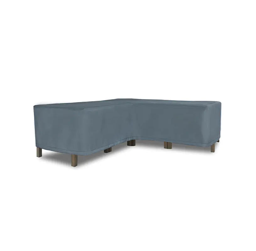 Outdoor V-Shaped Sectional Sofa Cover Gray